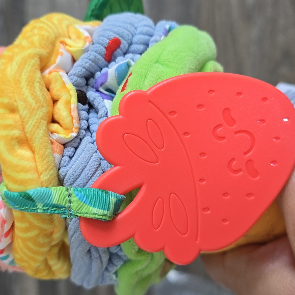 Melissa & Doug Ice Cream Cone Plush Toy - Orange and Green - Picture 4 of 7